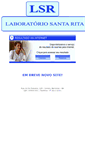 Mobile Screenshot of laboratoriosantarita.com.br